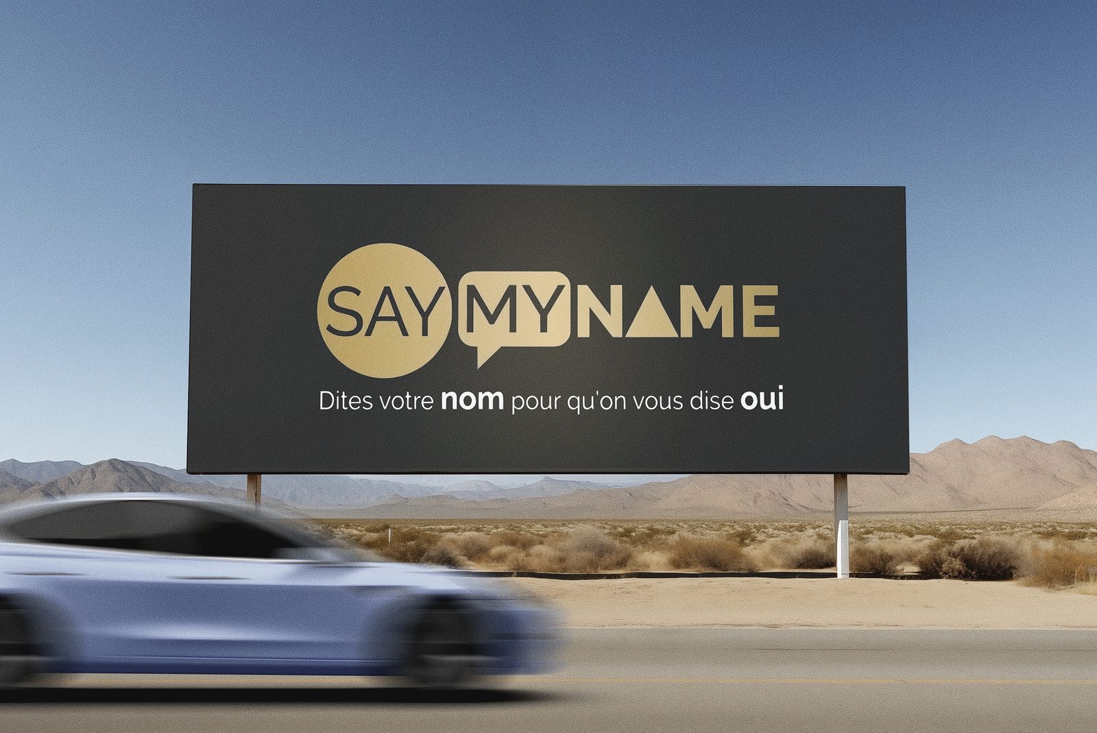 Campagne d'affichage SayMyName